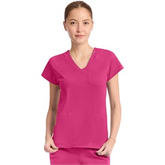 AMP Knit MC752 Scrub Top